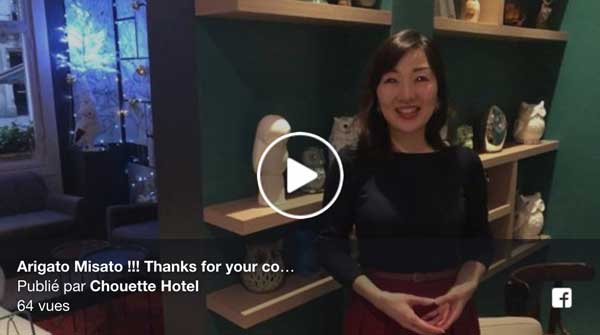 Chouette Hôtel Paris témoignages Vidéos Facebook